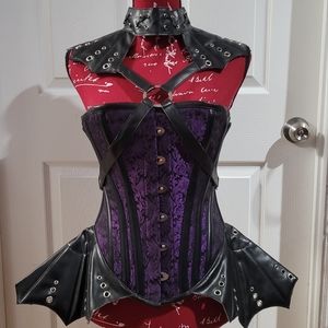Everest Purple and Black Corset